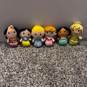 Hallmark Itty Bittys Princess and Heroes Plush Toys